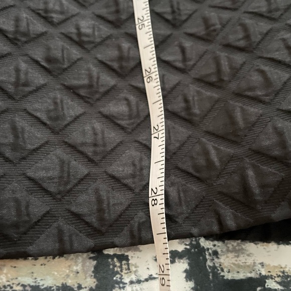 TOPSHOP Quilted Black A-Line Skirt - Picture 7 of 7